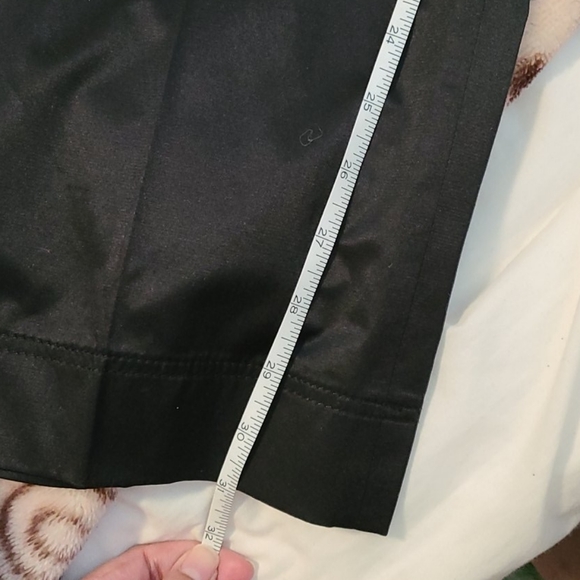 LUISA CERANO Cotton Blend Black Crepe Trousers 12 - Picture 7 of 8